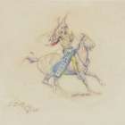 Fighting Indian 1905 Art Print