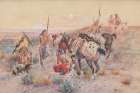 First Wagon Trail, First Wagon Tracks Art Print