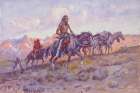 His Wealth, Braves on the March Art Print