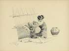 In the Land of the Navajos Vintage Print
