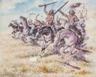 Indian Charge Vintage Print