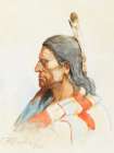 Indian Head 1899 Vintage Print