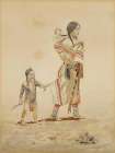 Indian Mother 1891 Art Print