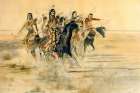 Indian Hunt 1894 Art Print