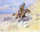 Indian on Horseback Art Print