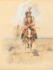 Indians Crossing the Plains Art Print