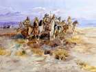 Indian Scouting Party 1897 Art Print