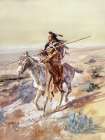 Indian with Spear 1905 Art Print