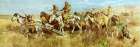Indian Women Moving Camp 1896 Art Print