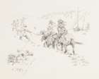 It Required Nearly Three Hours to Get Around Our Little Park 1911 Art Print
