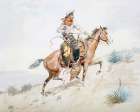 Judith Basin Cowboy Art Print
