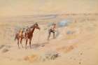 Man Hunting Antelope 1902 Art Print