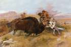 Meat for the Tribe 1891 Art Print