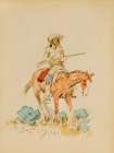 Mountain Man, 1924 Art Print