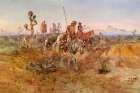 Navajo Trackers 1926 Art Print