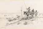 Onates March into the New Mexican Country 1922 Art Print
