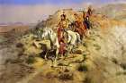 On the Warpath 1895 Art Print