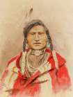 Portrait of an Indian Art Print
