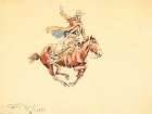 Range Rider 1920 Art Print