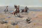 Roping a Wolf Art Print