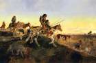 Seeking New Hunting Ground 1891 Art Print