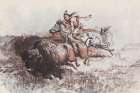 The Buffalo Hunt 1907 Art Print