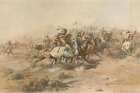 The Custer Fight 1905 Art Print