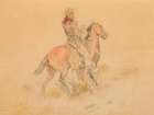 The Shadow Rider 1890 Art Print