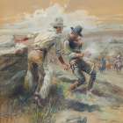 The Surprise Attack Art Print