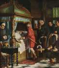 Niels Kaas Deathbed 1880 Art Print
