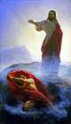 Jesus Tempted Art Print