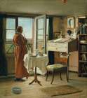 The Actor Kristian Mantzius in his Study 1873 Art Print