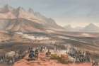 Battle of Buena Vista in the Mexican American War 1847 Art Print