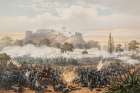 Storming of Chapultepec Quitmans Attack in the Mexican American War 1847 Art Print