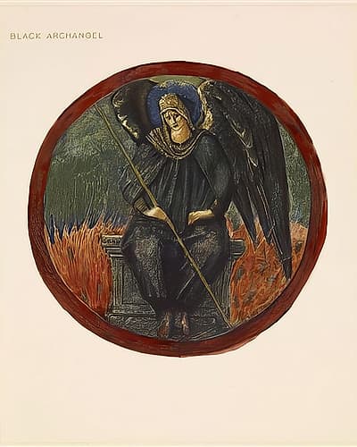 The Flower Book Black Archangel 1905 Art Print