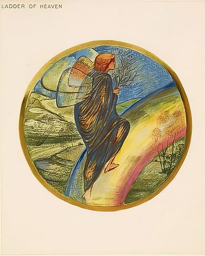 The Flower Book Ladder of Heaven 1905 Art Print