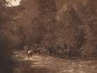 A Mountain Fastness - Apsaroke 1905 Art Print