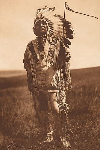 Arikara Chief 1908 Photography Print