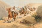 Danger Ahead|Horse Thieves Art Print