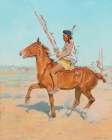Mounted Indian Warrior Art Print