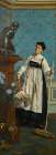 An aspiring connoisseur Art Print by Alfred Stevens