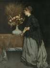Autumn Flowers 1867 Art Print by Alfred Stevens