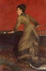 Elegant at Billiards 1906 Art Print