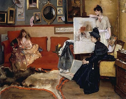 In the Studio 1888 European Print