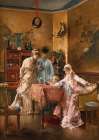 The Visitors 1881 Art Print