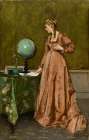 News from Afar 1860 Art Print