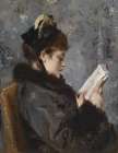 Portrait of a young lady Art Print