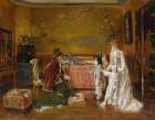 Ready for the fancy dress ball 1879 Art Print