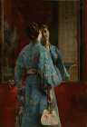 The Japanese Robe 1872 Art Print