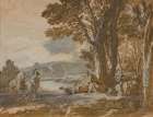 A classical landscape Art Print